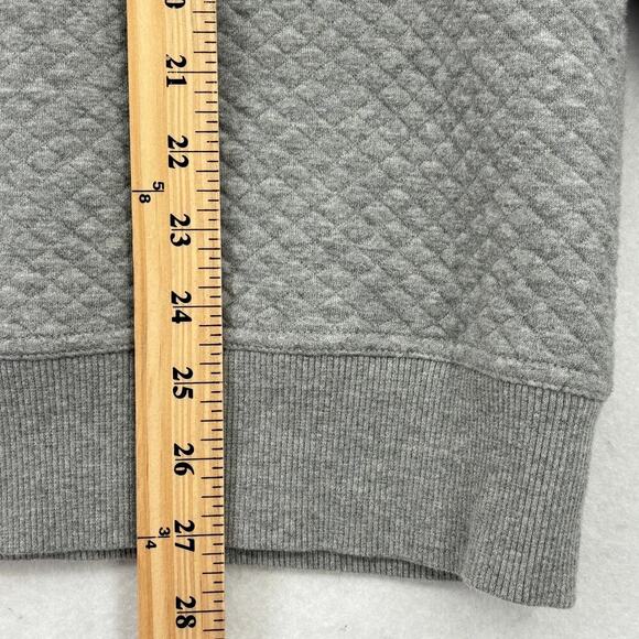 Southern Tide Men's Quarter Zip Pullover Sweatshirt Size S Gray Diamond Quilted - Picture 11 of 12